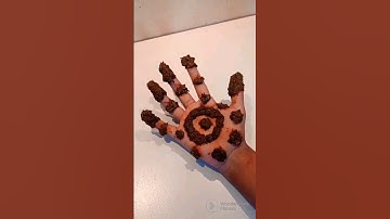 Easy Mehndi Design Trick/ For Kids/Homemade #mehndi #design #shorts