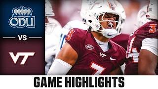 Old Dominion Vs. Virginia Tech Game Highlights 2026 Acc Football
