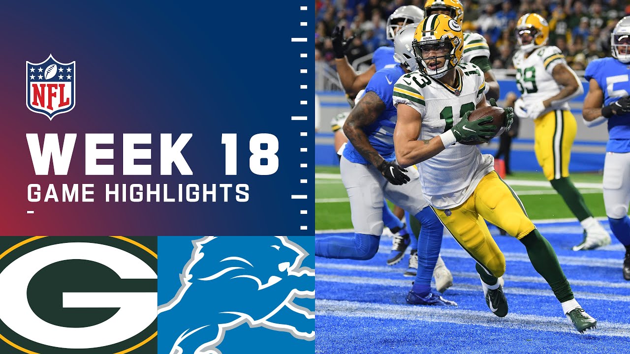 Packers vs. Lions Week 18 Highlights