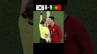 Referee s Reaction to kissing Ronaldo South Korea vs Portugal imaginary 2090