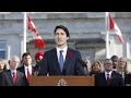 The Swearing-In of Justin Trudeau 2015