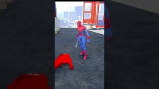 Spider-Man confronts Venom's lair to rescue Iron Man gta5 mod part 2 #shorts #spiderman #superhero