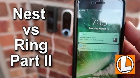 Nest Hello vs Ring Pro Video Doorbell Part 2 - Nest Motion Detection Alert Delay Issue