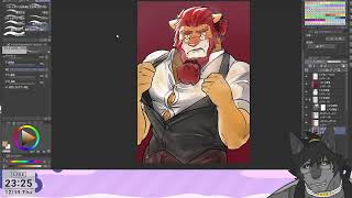 お絵描き練習配信