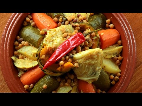 Couscous with Seven Vegetables / كسكس سبع خضار - CookingWithAlia - Episode 423