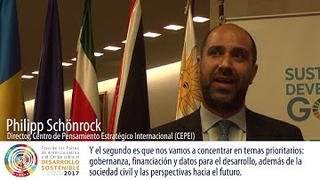 Entrevista a Philip Schönrock, Director del Centro de Pensamiento Estratégico Internacional (CEPEI)