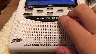 NOAA All Hazards Radio Flash Flood Compilation (9/25/18)