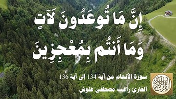 006 8 راغب مصطفى غلوش - سورة الأنعام من آية 134 إلى آية 136