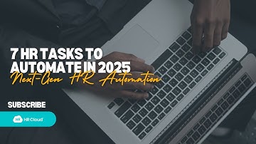 7 HR Tasks to Automate Now | Save Time & Reduce Errors
