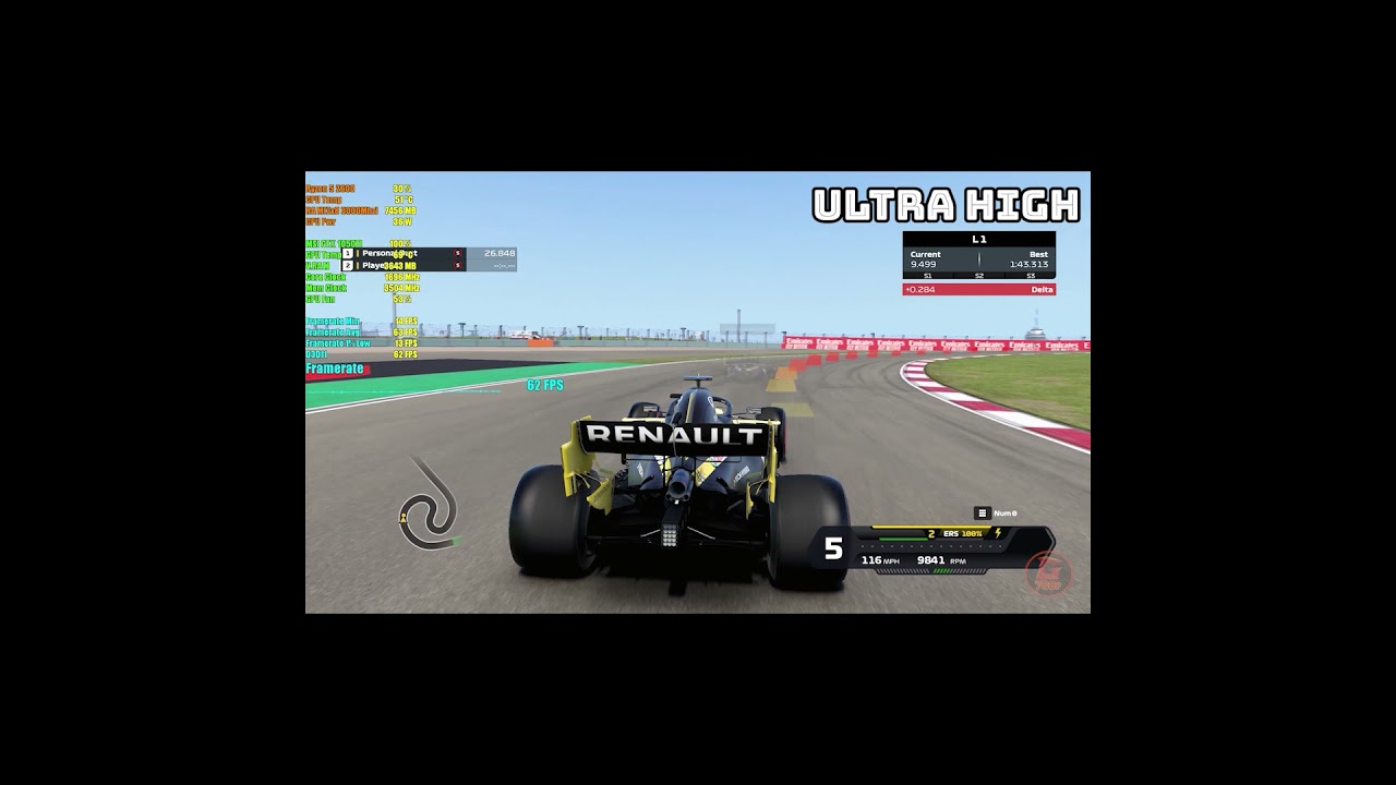 F1 2020(DX11) |1080p| GTX 1050Ti+Ryzen 5 2600| HIGH SETTINGS|PC Gameplay