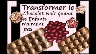 Transformer les œufs en chocolat noir pour qu'ils plaisent à vos enfants