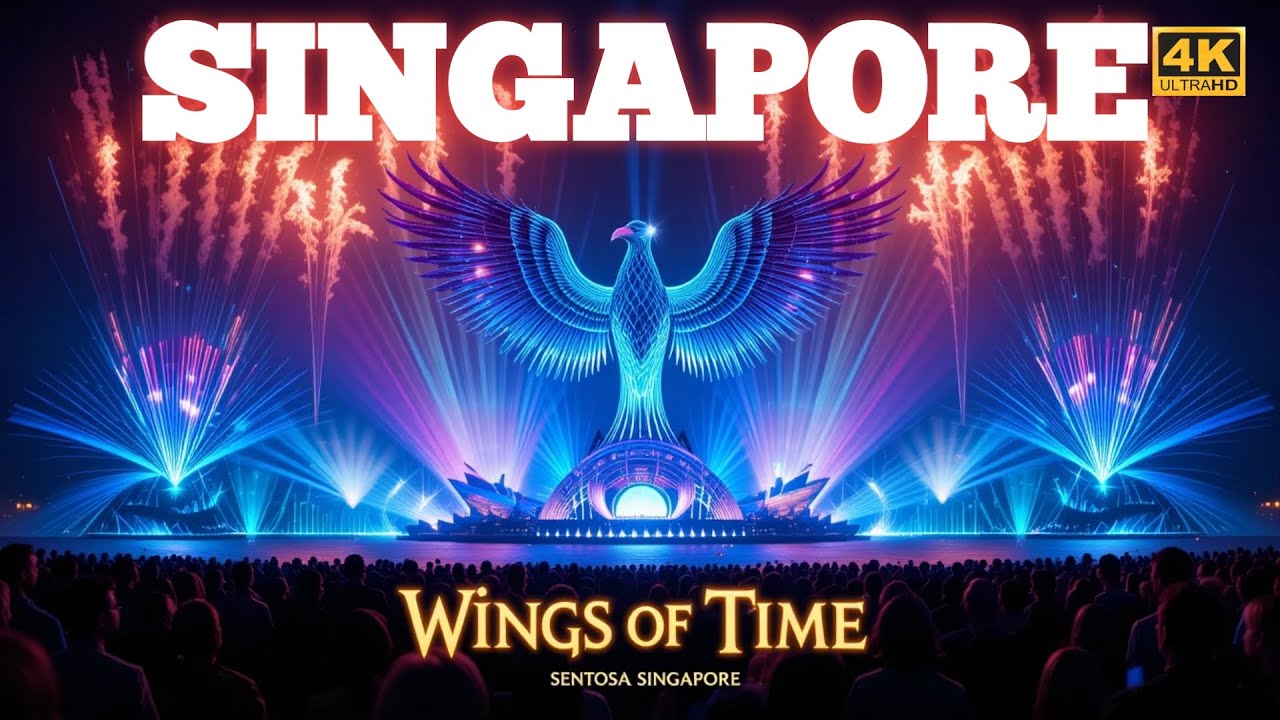 Singapore's Epic Water Laser Show - A Nighttime Spectacle!