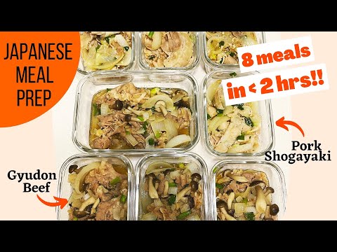 Japanese Meal Prep for the Week | Easy & Healthy Meal Prep with Me! #4
