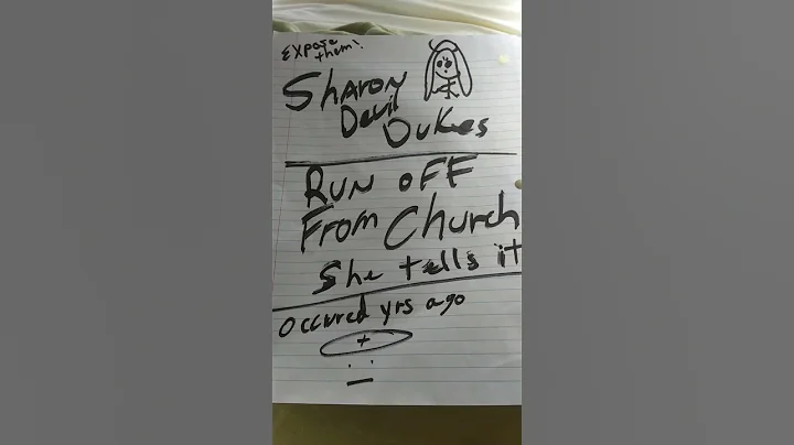 46- SHARON DUKES RAN OFF FROM CHURCH. SHE SAYS.