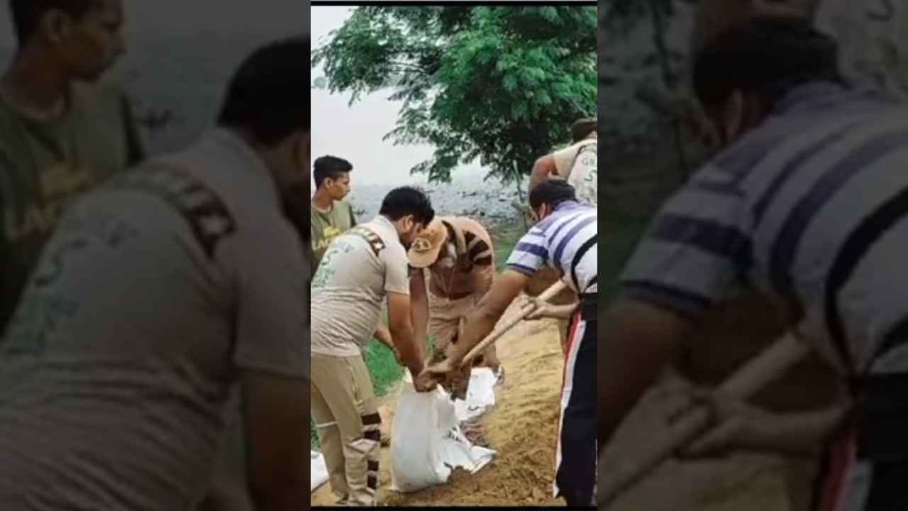 Glimpses of Flood relief operations by Dera Sacha Sauda 