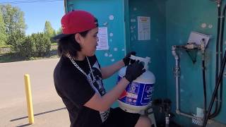 Filling up Propane Bottles (20lb) Instructional Video *IN CANADA*