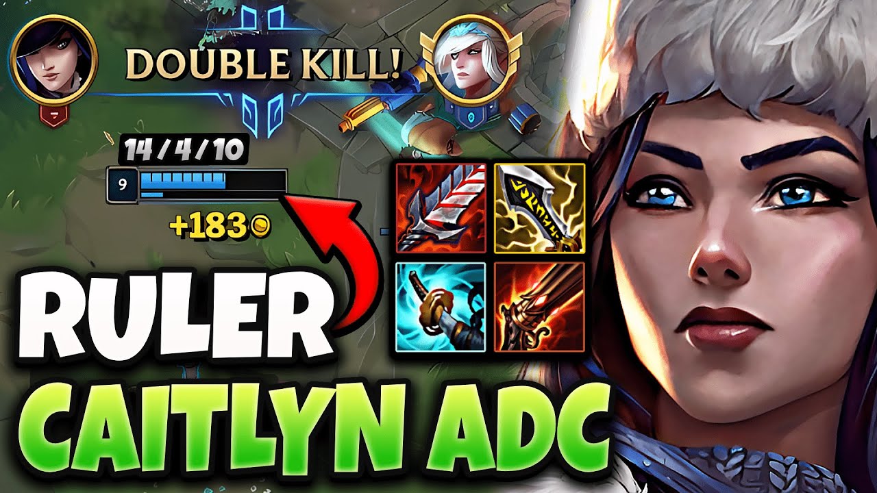 Caitlyn vs Xayah ADC [ JDG Ruler ] Patch 14.1 Ranked Korea ✅