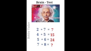 IQ Test Only For Genius || Maths brain 🧠 test #maths #bobby