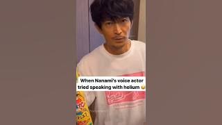 Nanami's voice actor tried helium #anime Kenjiro Tsuda #jujutsukaisen #gojo #animememes