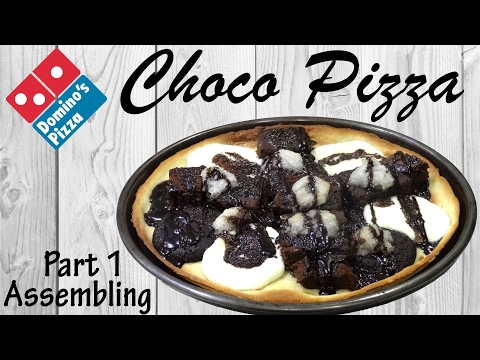 Make Choco Pizza like Domino's at home | Chocolate Pizza | Simply yummylicious..