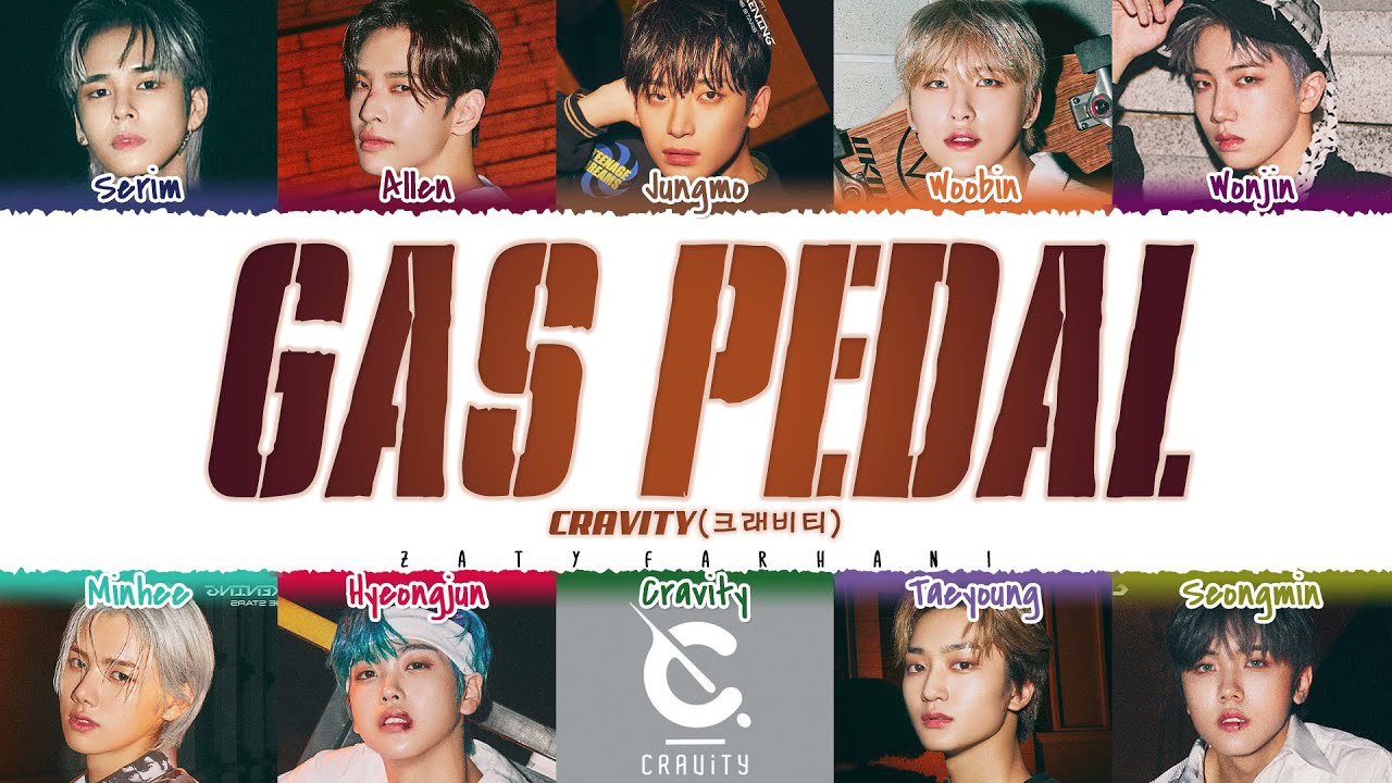 CRAVITY (크래비티) 'GAS PEDAL' Lyrics [Color Coded_Han_Rom_Eng] YouTube