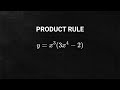 Differentiation: How to Use the Product Rule