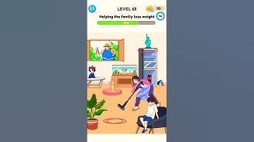 Annoying Puzzle Game Level 65 ~ Helping the family lose weight #annoyingpuzzle  #weightloss #shorts