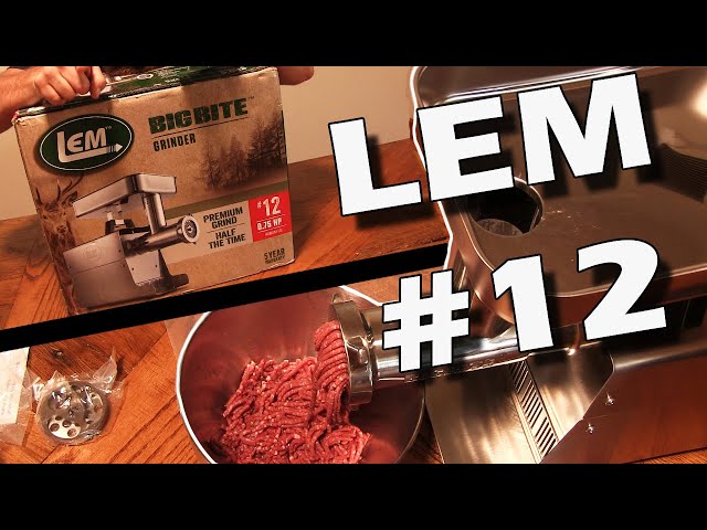 Lem #22 Big Bite Grinder, Stainless Steel