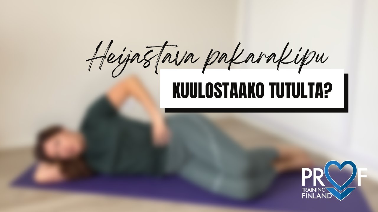 HEIJASTAVA PAKARAKIPU? - Harjoitteet kotiin kivun taltuttamiseksi!