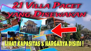 BINGUNG CARI ? LIHAT INI SAJA ! 21 VILLA di PACET YANG DISEWAKAN, Kapasitas & Harganya Lengkap !