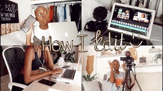 HOW I EDIT + APPS I USE | thumbnails, graphics, music, equipment | South African Youtuber screenshot 2