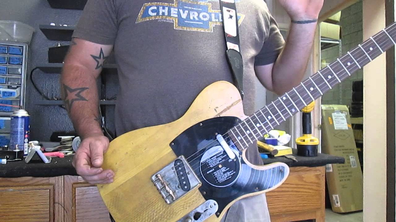 Mike Gee Kustoms Barncaster Buttersch Blonde Tweed Caster w/ Fender Tele Parts