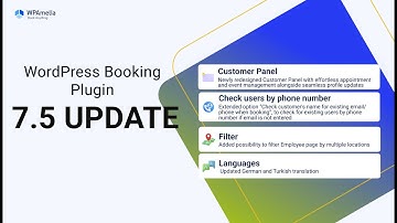 WordPress Appointment and Event Booking Plugin - Amelia 7.5 version