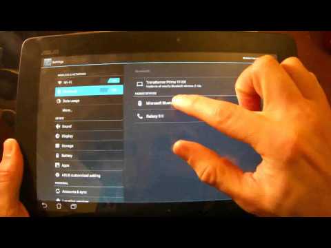 Basics: #16 Connect a Bluetooth Mouse - Asus Transformer Prime Video (TF201, TF300, TF700)