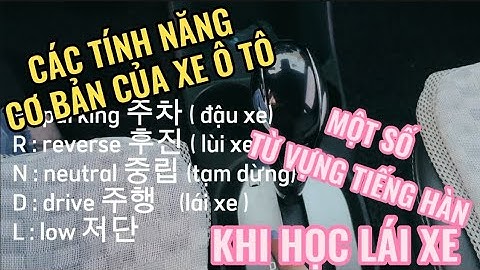 #6 CÁC TÍNH NĂNG CƠ BẢN CỦA XE Ô TÔ/ TỪ VỰNG TIẾNG HÀN KHI HỌC LÁI XE/Phạm  Quyên vlogs