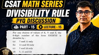 CSAT Math Series: Divisibility rule ⁉️ Important Questions Practice ⚡ PYQ Discussion ✨ #upsc #csat 