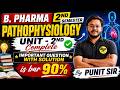🔥 B.Pharma 2nd Semester Pathophysiology | Unit-2 Complete Important Questions with Solution 💯 |