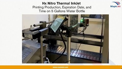 Hx Nitro TIJ | Date & Time Coding on 5-Gallon Water Bottles