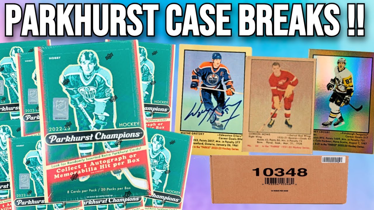 202223 Upper Deck Parkhurst Champions Hockey CASE BREAKS !!🔥 YouTube