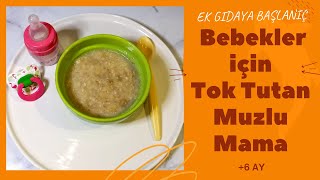 Tok Tutan Muzlu Mama +6 Ay / Ek Gıdaya Geçiş / Pratik Bebek Yemekleri / 10 Dakikada Hazır