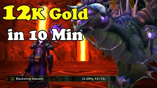 12K In 10 Minutes Gold Farm In WoW - Gold Making, Gold Farming