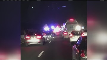 Rollover accident on I-91 south near Holyoke