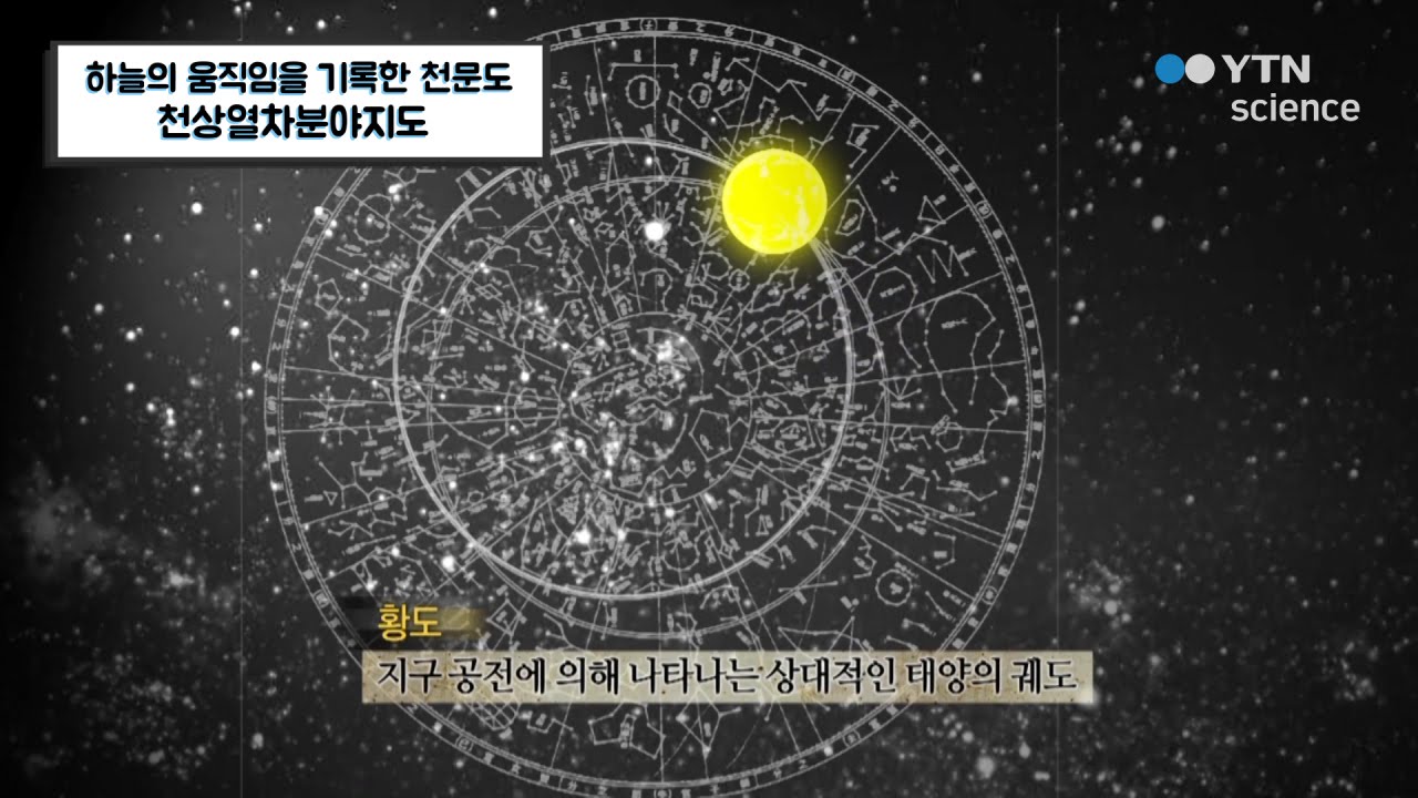 하늘의 움직임을 기록한 천문도 천상열차분야지도 / YTN 사이언스