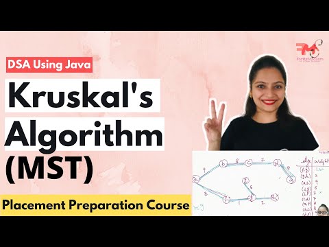 Kruskal Algorithm for Minimum Spanning Tree | Data Structures using Java #44
