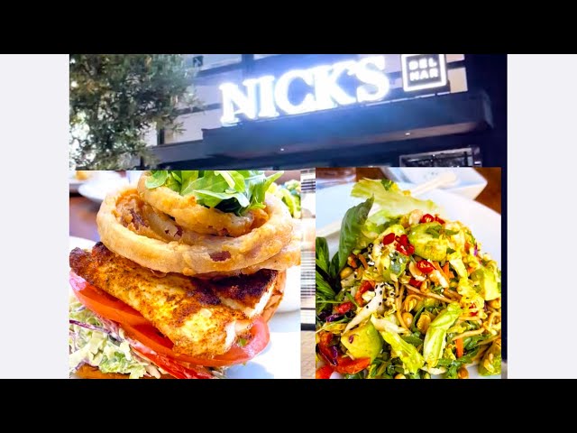 The Best Restaurant for Holiday Meal Celebration/Office Parties in San Diego, Nick’s Del mar 👍🎄 class=