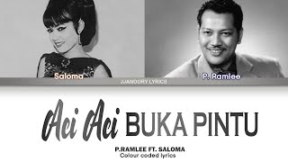 P. Ramlee & Saloma - Aci Aci Buka Pintu (Nasib Labu Labi) Lyrics [COLOR CODED Malay/Eng]