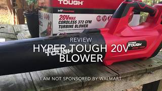 Review: Hyper Tough 20v cordless blower and demo