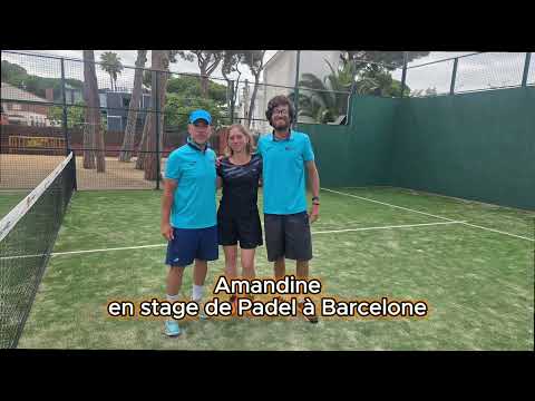 🎾 Amandine en stage de padel à Barcelone 🎾
