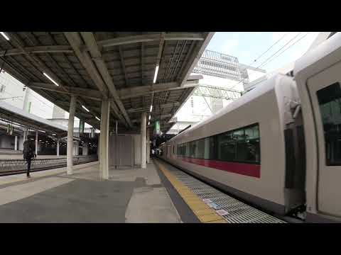 2.13発生の地震による新幹線運休の救済列車「快速いわきゆき」E657系。仙台駅発車(2021.2.21)