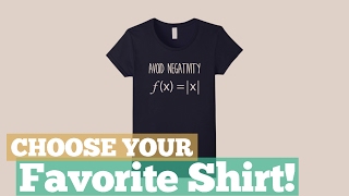 Top 12 Tees By Funny Math Shirt // Graphic T-Shirts Best Sellers